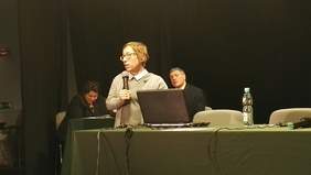 Anna Wandzel - prelekcja podczas konferencji