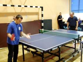 Zawodnicy podczas rozgrywania seta