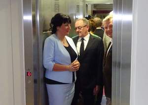 Nowa winda w budynku starostwa dzięki dotacji PFRON 