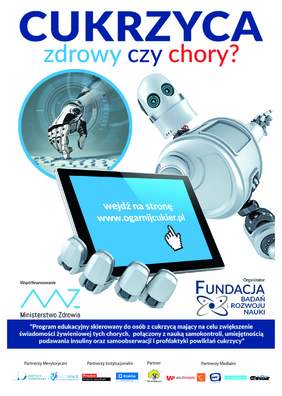 Plakat promocyjny kampanii "Ogarnij cukier"