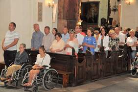 Uczestnicy uroczystości podczas Mszy św.