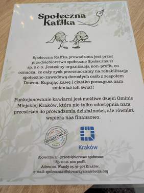 Pokaż zdjęcie: Oficjalne otwarcie kawiarni Społeczna Kaffka