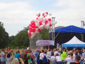 Pokaż zdjęcie: Pokaz balonów dla uczczenia 100-lecia odzyskania przez Polskę Niepodległości