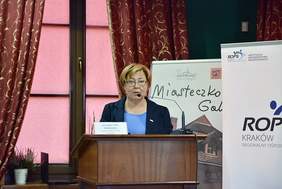 Pokaż zdjęcie: Prelekcja dyrektor Marty Mordarskiej