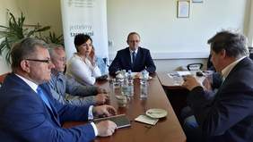 Pokaż zdjęcie: spotkanie w Oddziale Świętokrzyskim PFRON 