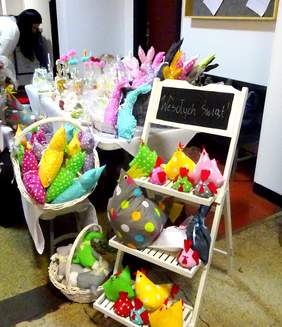 Rękodzieła artystyczne dostępne na wystawie