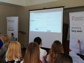 Pokaż zdjęcie: Druga część szkolenia to prezentacja SOW w praktyce