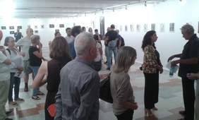 Pokaż zdjęcie: Uczestnicy wystawy