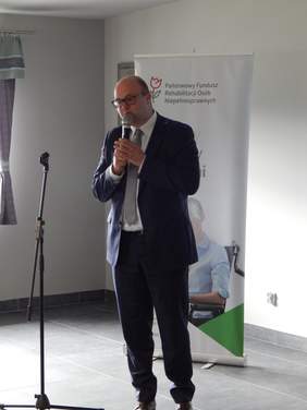 Pokaż zdjęcie: Wystąpienie p.o. Dyrektora Śląskiego Oddziału NFZ Piotra Nowaka