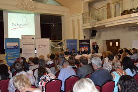 Pokaż zdjęcie: Wypowiedź p.o. Dyrektora Warmińsko-Mazurskiego Oddziału PFRON Pana Janusza Surmacza