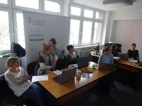 Pokaż zdjęcie: Uczestnicy szkolenia pt.: „Elektroniczne wypełnianie deklaracji w systemie SODiR”