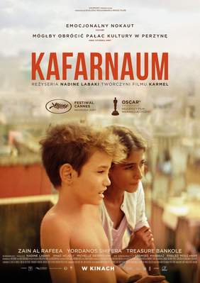 Pokaż zdjęcie: Plakat promujący film pt. „Kafarnaum”