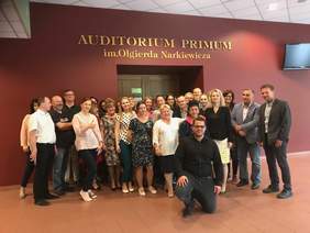 Pokaż zdjęcie: Słuchacze pierwszej edycji studiów Specjalista ds. zarządzania rehabilitacją.