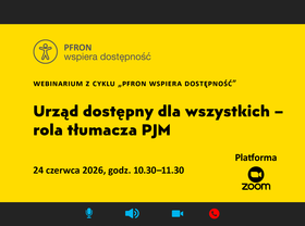 Grafika informująca o webinarium
