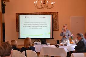 Pokaż zdjęcie: Prelekcja Dyrektora ROPS Urzędu Marszałkowskiego