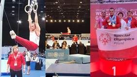 Pokaż zdjęcie: Paweł Czizmowski - siedmiokrotny medalista Letnich Igrzysk Olimpiad Specjalnych w Abu Dhabi