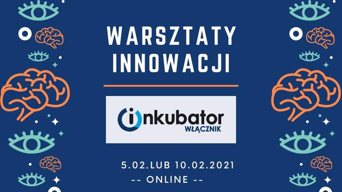 Pokaż zdjęcie: Grafika promująca bezpłatne warsztaty online z zakresu wdrażania innowacji społecznych