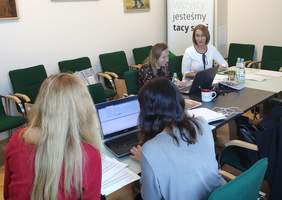 Pokaż zdjęcie: Warsztaty w siedzibie Małopolskiego Oddziału PFRON