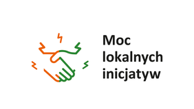 Pokaż zdjęcie: Zdjęcie jest infografiką programu. Po prawej stronie umieszczony jest tytuł programu, a po lewej stronie znajduje się grafika dwóch uściśniętych dłoni w kolorze pomarańczowo-zielonym. 