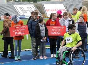 Pokaż zdjęcie: VIII Regionalny Mityng Lekkoatletyczny Olimpiad Specjalnych w Kaliszu