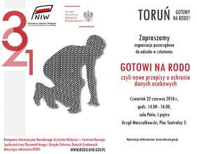 Plakat promujący szkolenie w Toruniu