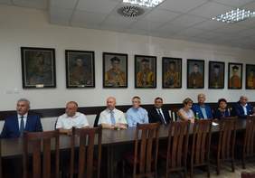 Pokaż zdjęcie: Starostowie oraz Dyrektorzy Powiatowych Centrów Pomocy Rodzinie z Województwa Małopolskiego