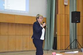 Pokaż zdjęcie: Przedstawiciele Banku opowiadali o oszustwach bankowych 