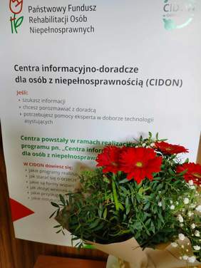 Pokaż zdjęcie: Kwiaty otrzymane w ramach podziękowania 