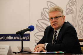 Pokaż zdjęcie: Dyrektor Oddziału Lubelskiego PFRON Jerzy Dębski Fot. LUW