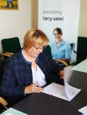 Pokaż zdjęcie: Marta Mordarska - dyrektor Małopolskiego Oddziału PFRON
