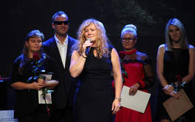 Pokaż zdjęcie: Laureatka Grand Prix 22. OPTAN-u w Grudziądzu wystąpiła również na uroczystej gali w niedzielę