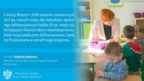 Program „Maluch +” pomocą także dla dzieci niepełnosprawnych 