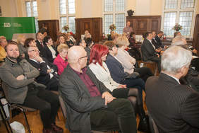 Uczestnicy jubileuszu ZUS w Chorzowie 