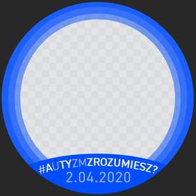 Pokaż zdjęcie: #AuTYzmZROZUMIESZ? - nakładka na zdjęcie profilowe