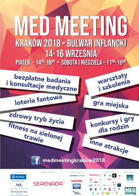 Pokaż zdjęcie: Plakat informacyjny Med Meeting 2018 Kraków