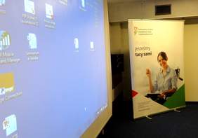 Baner PFRON - "Wszyscy jesteśmy tacy sami"