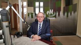 Pokaż zdjęcie: Dyrektor Andrzej Michalski był gościem Radia eM Kielce