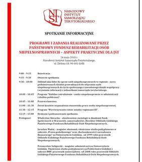 Pokaż zdjęcie: Program szkolenia 