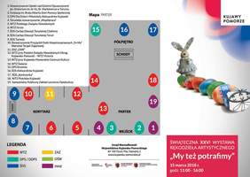 XXVI wystawę , wraz ze wskazaniem miejsc usytuowania poszczególnych stoisk