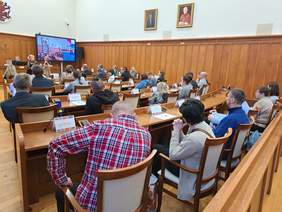 Uczestnicy XXII Sesji Osób z Niepełnosprawnościami 