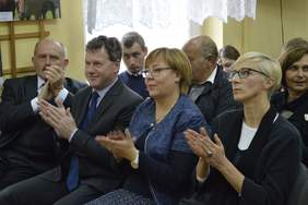 Pokaż zdjęcie: Uczestnicy spotkania w Bobowej