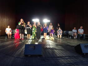 Pokaż zdjęcie: Uczestnicy koncertu "Widzieć muzyką" w Horyńcu-Zdroju