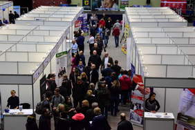 Pokaż zdjęcie: Targi Pracy odbyły sie na Hali Widowiskowo-Sportowej w Inowrocławiu