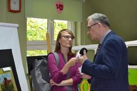 Pokaż zdjęcie: Dla Radia Olsztyn wywiadu udziela p.o. Dyrektora Oddziału Janusz Surmacz