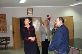 Pokaż zdjęcie: Odbiór inwestycji dofinansowanej ze środków PFRON w Zespole Szkolno-Przedszkolnym w Mielżynie