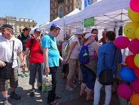 Pokaż zdjęcie: Stoisko WTZ w Tarnowie