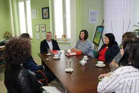 Pokaż zdjęcie: Spotkanie z przedstawicielami Zarządu Głównego Polskiego Związku Głuchych