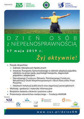 Dzień Osób z Niepełnosprawnością razem z ZUS w Gorzowie Wlkp. i Zielonej Górze 