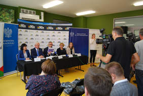 Pokaż zdjęcie: Briefing prasowy w Kampusie Wielickim