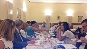 Pokaż zdjęcie: obrady regionalnego konlursu Lodołamacze 2018